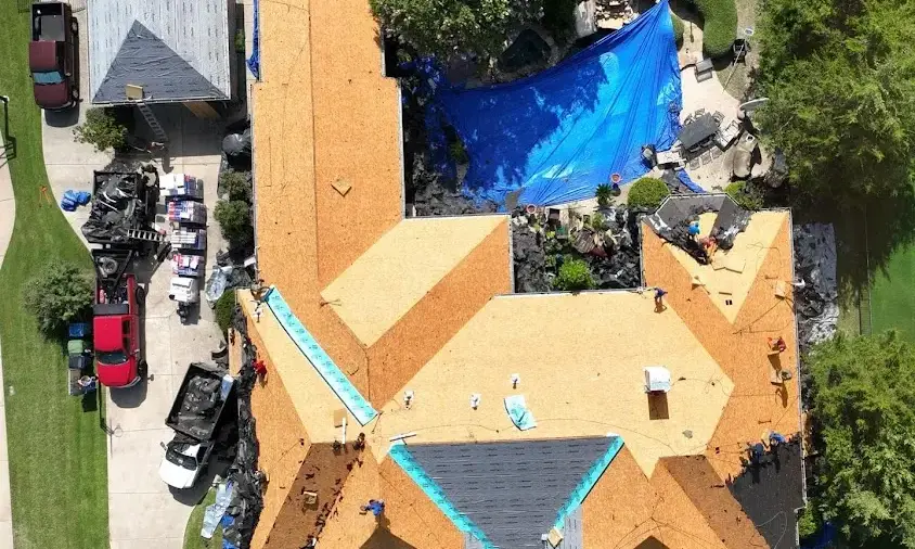 Professional Roof Coating being performed in Islamorada, Village of Islands